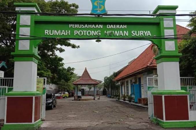 Salah satu rumah pemotongan hewan milik Pemkot Surabaya