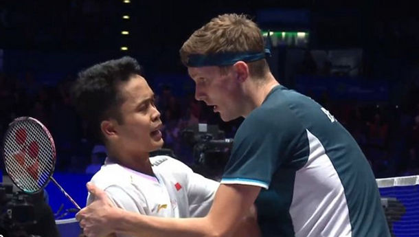 Ginting Melaju ke Semifinal All England Open Setelah Tundukkan Axelsen dari Denmark