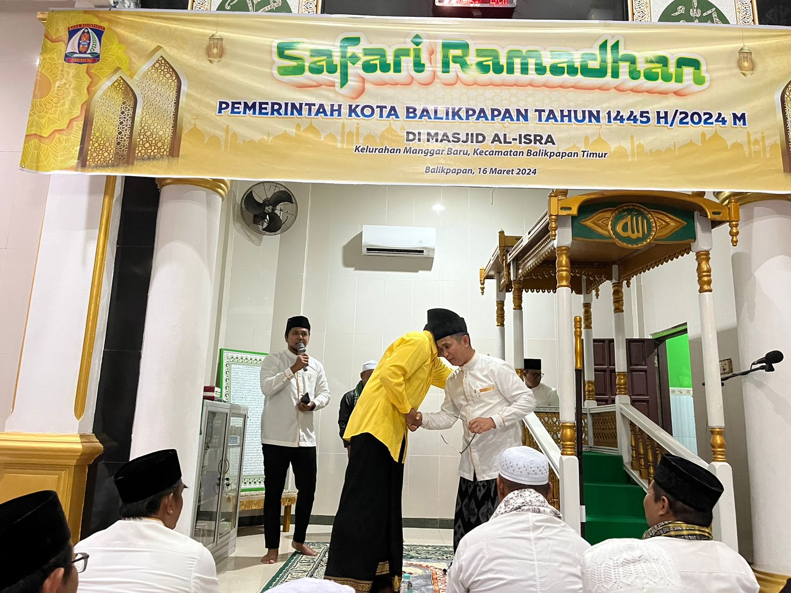 Safari Ramadan di Masjid Al-Isra, Wali Kota Ingatkan Warga Waspada Bencana Kebakaran