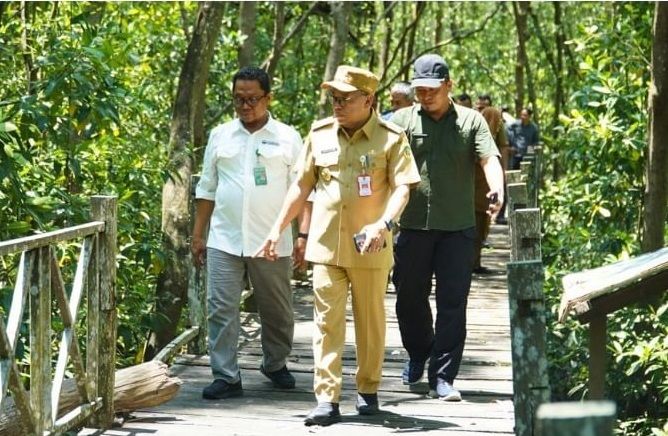 Penjabat (Pj) Bupati Penajam Paser Utara (PPU), Makmur Marbun berkeinginan menghidupkan kembali ekowisata mangrove yang berada di Kelurahan Kampung Baru Kecamatan Penajam.