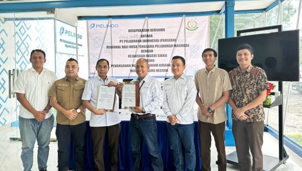 PT Pelindo Regional 3 Cabang Maumere Perpanjang Kerjasama dengan Kejari Sikka