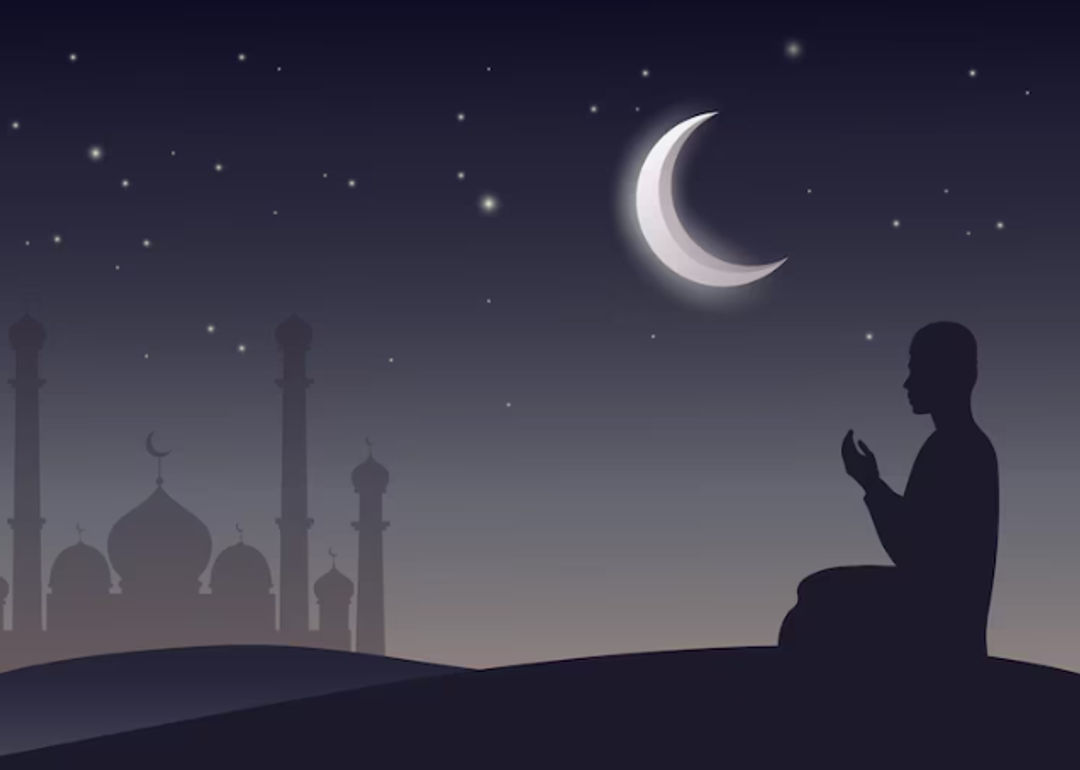 Ilustrasi Malam Lailatul Qadar (Freepik/tanggamus1001)