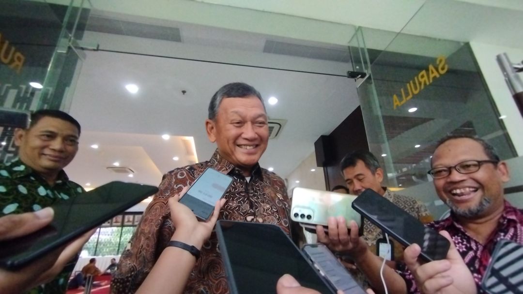 Menteri ESDM Arifin Tasrif di Kementerian ESDM pada Jumat,22 Maret 2024