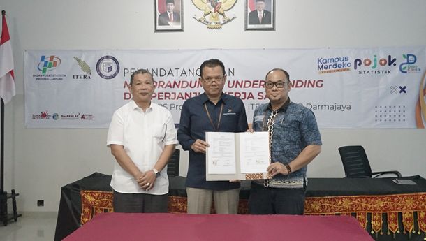 Jalin MoU dan PKS dengan BPS Provinsi Lampung, IIB Darmajaya akan Ada Pojok Statistik
