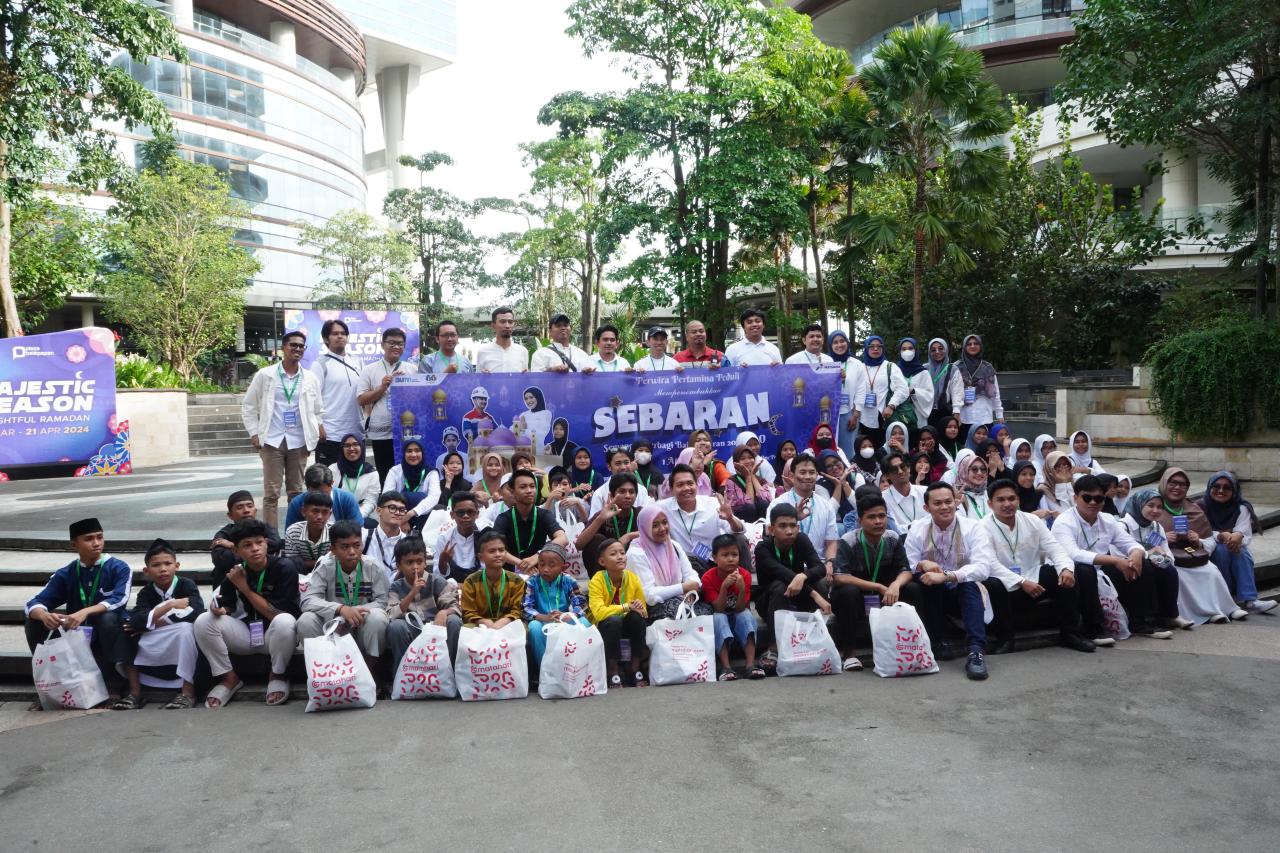 Komunitas Bergerak Pertamina Balikpapan Gelar Belanja Baju Lebaran bersama 50 Anak Yatim 