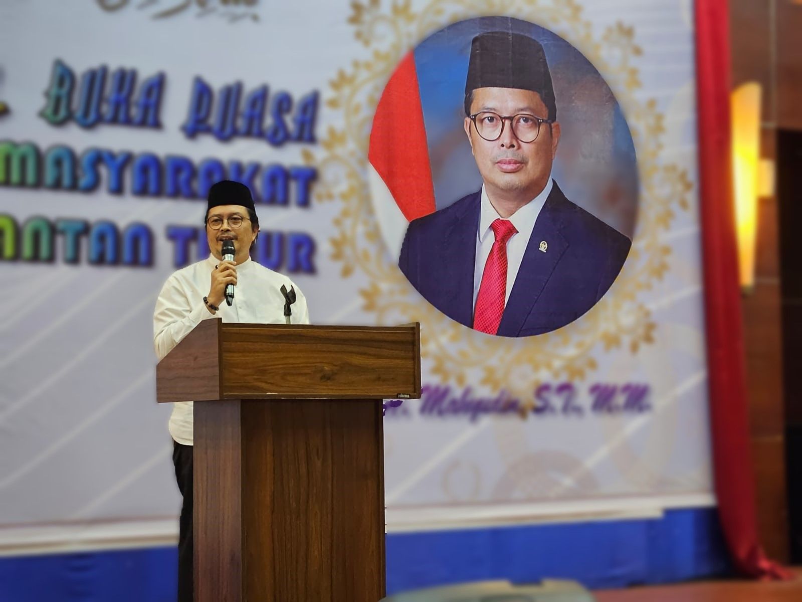 Mantan Bupati Kutai Timur, Mahyudin meminta dukungan untuk maju dalam Pilgub Kaltim 2024. 
