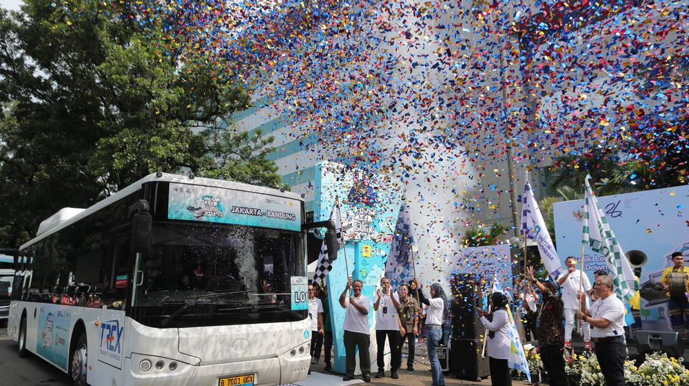 Mudik Asyik Bersama BUMN 2024 oleh PT PLN (Persero).