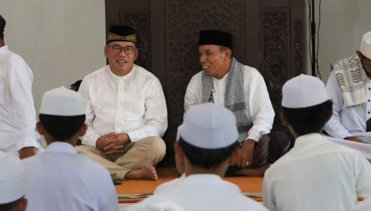 Penjabat (Pj) Bupati Penajam Paser Utara (PPU) Makmur Marbun bersilaturahmi ke Pondok Pesantren Hidayatullah, Kamis (4/4/2024). 
