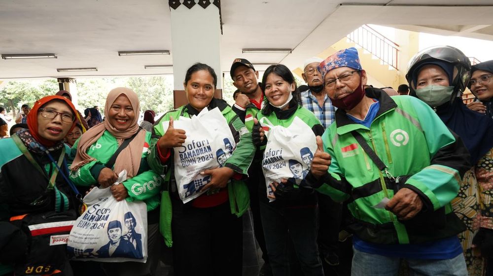 Para pekerja ojek online/ojol. 