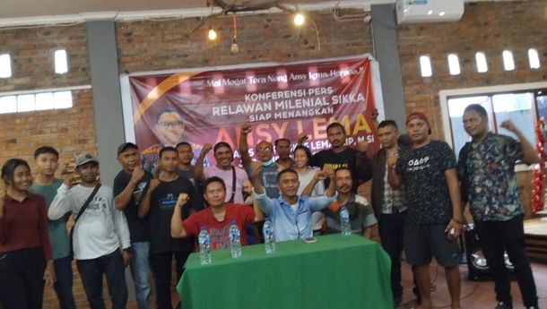 Milenial Sikka Dukung Nong Ansy Lema Jadi Gubernur NTT