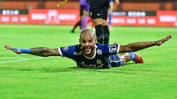David Da Silva, bintang Persib, asal Brasil. Persib meraih tiket ke Championship Series