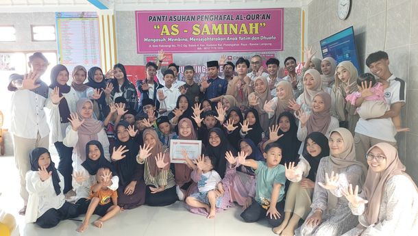 Kejar Mimpi Lampung by CIMB Niaga Bersama Komunitas Turun Tangan Edukasi Berikan Inspirasi Panti Asuhan As-Saminah