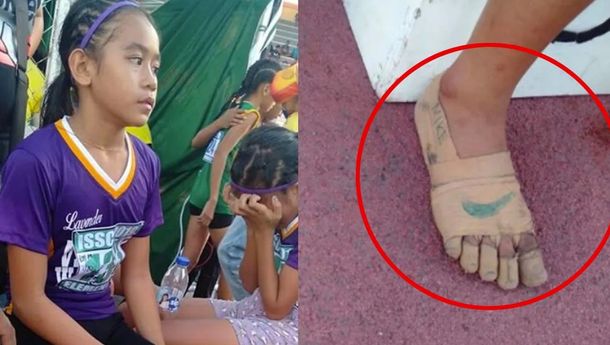 Gadis Cilik Filipina Viral Juara Lari Pakai 'Sepatu Nike Palsu', Terbuat dari Pita Selotip