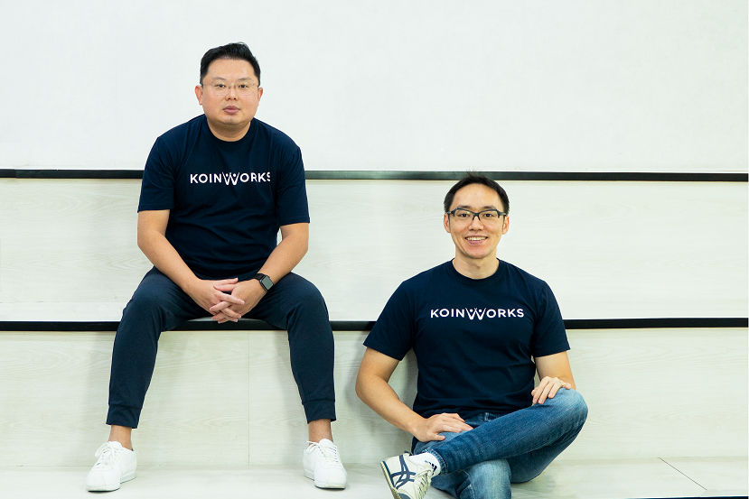 Willy Arifin dan Benedicto Haryono, Co founder KoinWorks. 