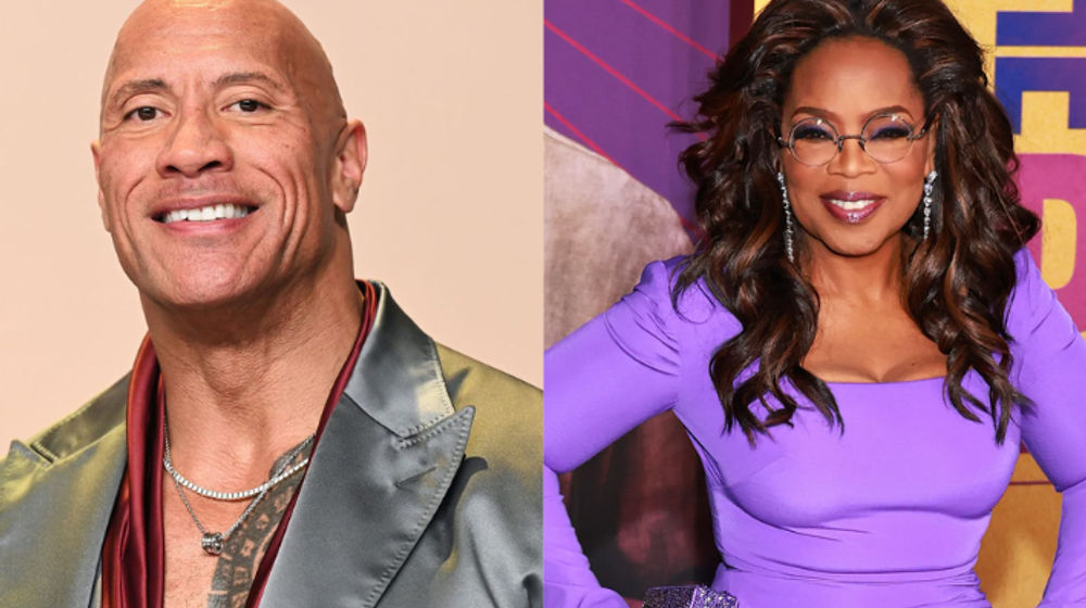 Oprah Winfrey dan Dwayne Johnson