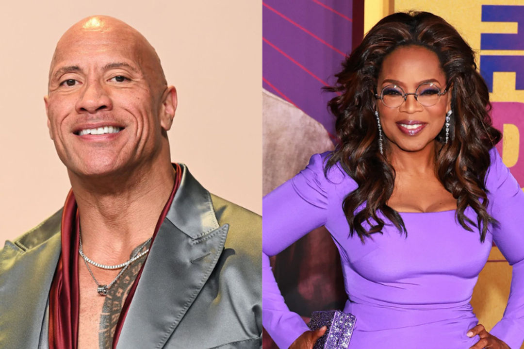 Oprah Winfrey dan Dwayne Johnson