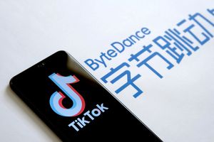 Ilustrasi Bytedance dan TikTok