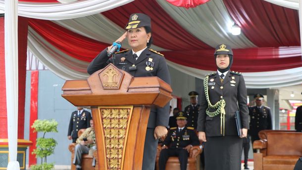 Komitmen Pemasyarakatan PASTI Berdampak, Kemenkumham Lampung Upacara Peringatan Hari Bhakti ke-60