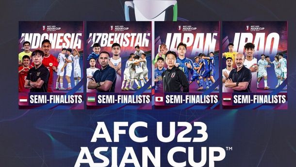 Jangan Lupa! Ini Jadwal Semifinal Piala Asia U-23, Senin-Selasa Dini Hari