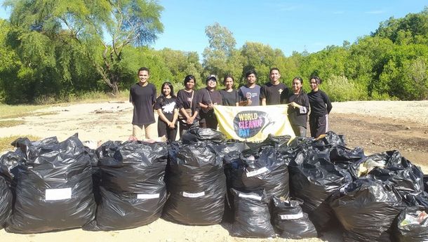 Komunitas Orang Muda Kota Kupang Gelar Aksi Kebersihan