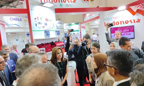 Stand Indonesia di EXPOMED EUROSIA 2024