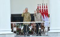 Presiden Jokowi dan PM Lee Hsien Loong di Istana Kepresidenan Bogor, Senin, 29/04/2024. (setkab.go.id)