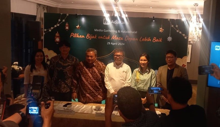 Halal Bihalal dan Media Gathering AdaKami di Jakarta, Senin, 29 April 2024.