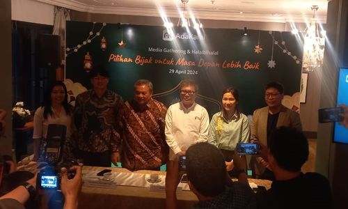 Halal Bihalal dan Media Gathering AdaKami di Jakarta, Senin, 29 April 2024.