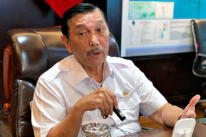 Menteri Koordinator (Menko) Maritim dan Investasi Luhut Binsar Pandjaitan