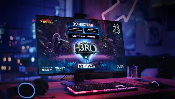 Tri Kembali Gelar H3RO Esports 5.0 Dukung Talenta Muda Esports Indonesia