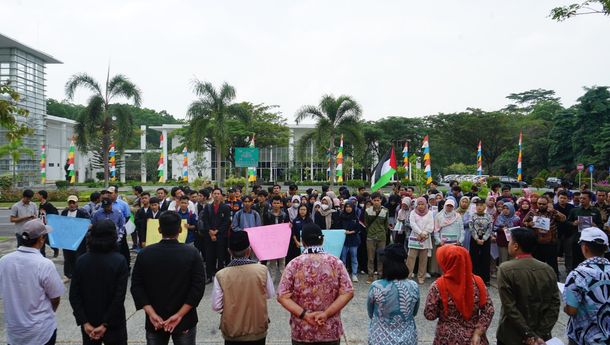 Sivitas Akademika Itera Suarakan Solidaritas Dukung Palestina