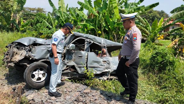 Jasa Raharja Jamin Seluruh Korban Kecelakaan Minibus Tertabrak Kereta Api Pandalungan di Pasuruan