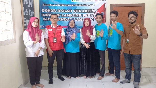 ILS Bandar Lampung Helat Donor Darah Rangkaian TB Day Sedunia