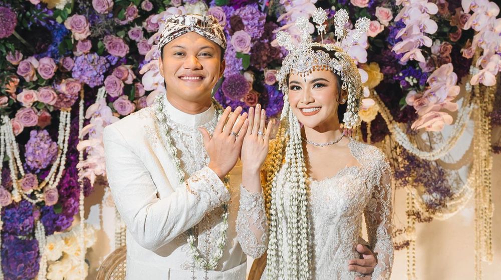 Pernikahan Rizky Febian dan Mahalini Raja