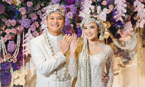 Pernikahan Rizky Febian dan Mahalini Raja