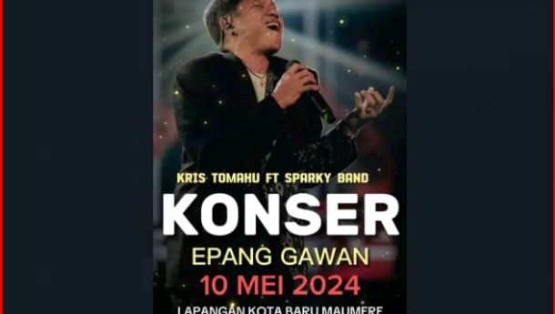 Malam Ini, Kris Tomahu Gelar 'Konser Epang Gawan(g)' di Lapangan Kota Baru Maumere