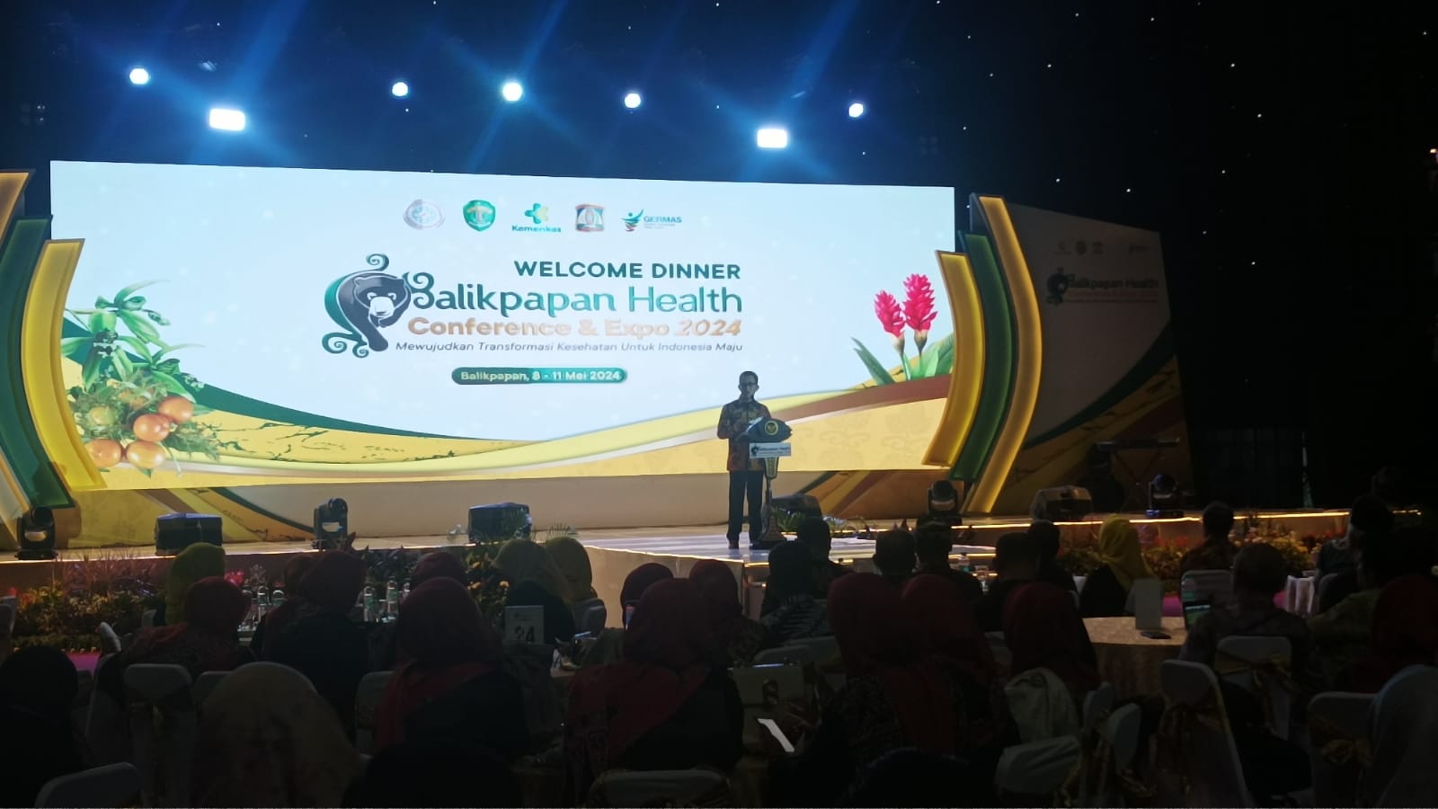 Jamuan Makan Malam Balikpapan Health Conference and Expo, Wali Kota Minta Sukseskan IKN 