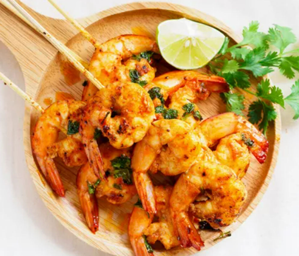 Cari Menu Beda, Yuk Bikin Sate Udang Ketumbar