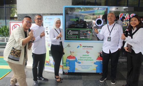HUT PGN ke-59, PGN Luncurkan Reverse Vending Machine (RVM) Plasticpay Dukung Program Dekarbonisasi NZE 2060
