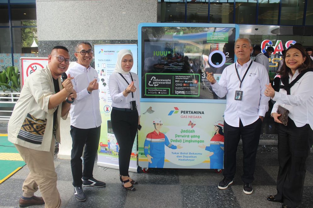 HUT PGN ke-59, PGN Luncurkan Reverse Vending Machine (RVM) Plasticpay Dukung Program Dekarbonisasi NZE 2060