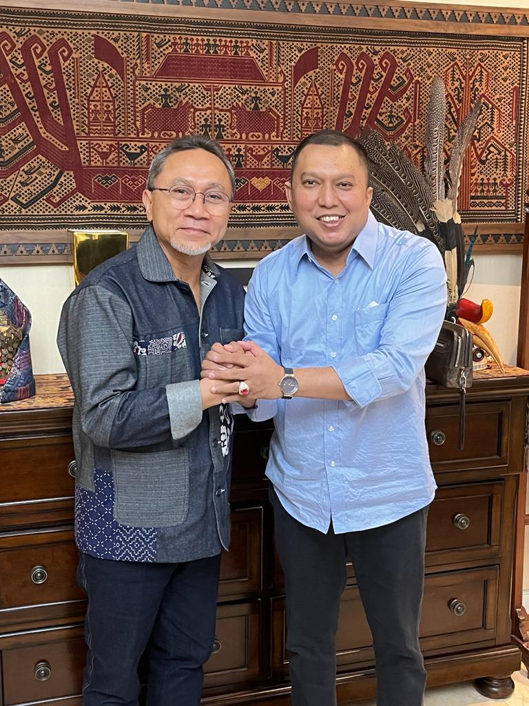 Habib Banua sowan ke kediaman ketua umum PAN Zulkifli Hasan (Foto: Dokumentasi pribadi)