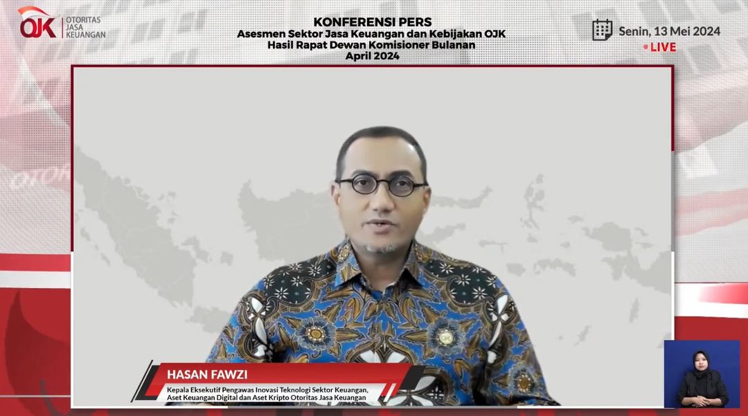 Hasan Fawzi (Tangkap Layar YouTube OJK)