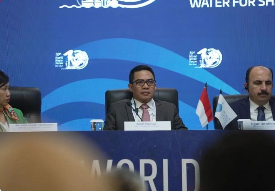 Andi Harun menjadi pembicara World Water Forum 2024.