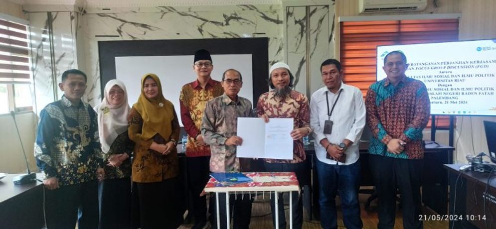 FISIP UIN Raden Fatah - FISIP Universitas Riau, Kerja Sama Pertukaran Dosen hingga Penelitian  Ilmiah Bersama, ini Penjelasannya