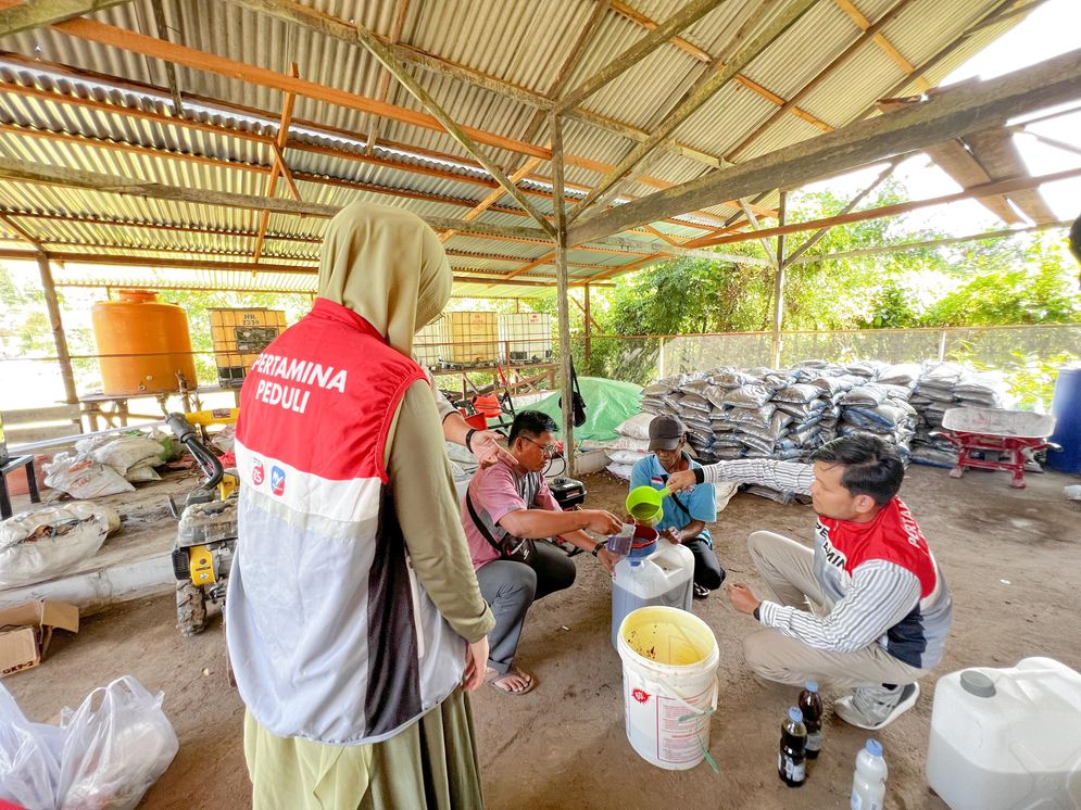 Dukung Peningkatan Ekonomi Masyarakat Penyangga IKN, Pertagas Gelar Pelatihan Produksi Produk Pertanian Ramah Lingkungan di Samboja