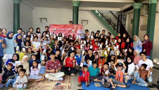 Kejar Mimpi Lampung By CIMB Niaga Bersama Jendela Lampung Edukasi Pentingnya Literasi