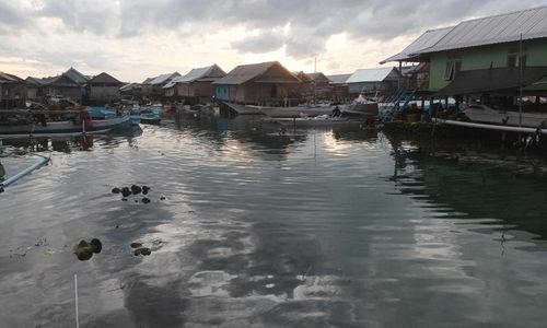 Ilustarsi pemukiman di Pulau Bungin. (jadesta.kemenparekraf.go.id)