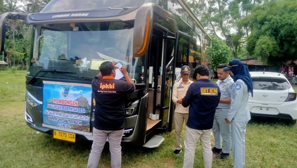 Tekan Angka Laka Jasa Raharja Lakukan Pengecekan Bus di Tempat Wisata