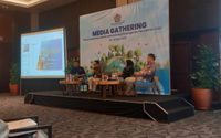 Acara Media Gathering Kemenkeu di Bogor dengan Tajuk "Peran Kemenkeu dalam Mendukung Penanganan Perubahan Iklim" di Hotel Rancamaya, Bogor, Rabu, 29 Mei 2024.