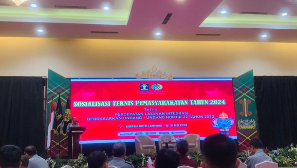 Maksimalkan Layanan Hak WB, Kemenkumham Lampung Gelar Sostekpas 2024